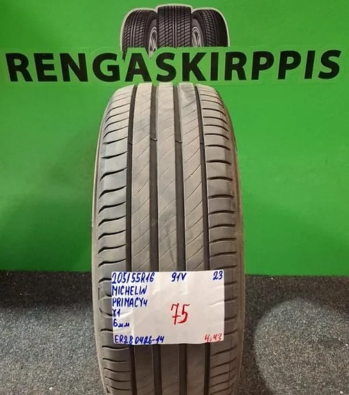 205/55R16 Michelin Primacy 4 91V kesärengas
