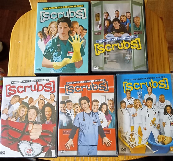 Scrubs: tuho-osasto kaudet 3,2,5,6,7