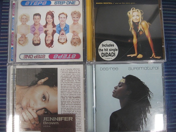 Steps, Maria Montell, Jennifer Brown, M People, Maggie Reilly, Cher
