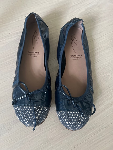 Wonders ballerinat koko 37 tummansiniset