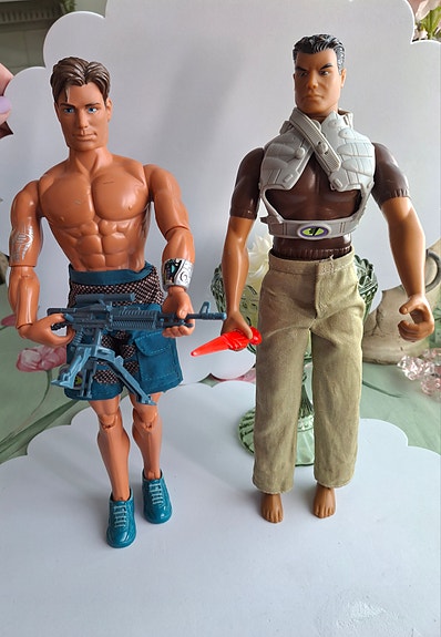 Max Steel, action man 2 kpl Mattel