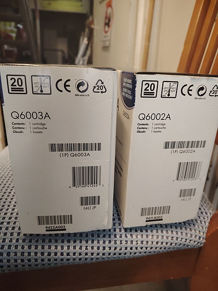 HP Laserjet 124A värikasetti Magenta ja Keltainen