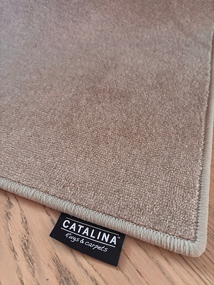 Uusi, Westex villasta teetetty mittatilausmatto (Catalina Oy) beige 155 x 230 cm