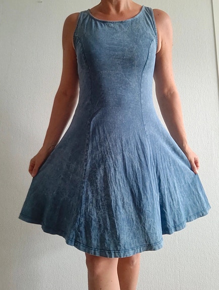 H&M denim mekko S