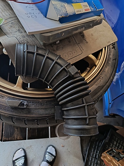 BMW m20 ilmamassamittarin haitariputki