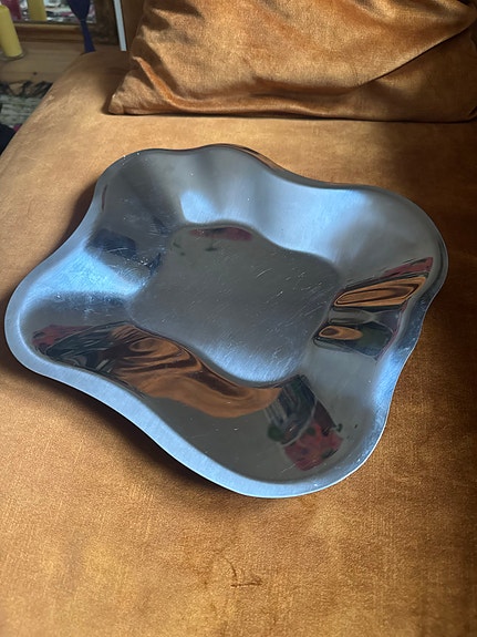 Iittala teräksinen aalto vati