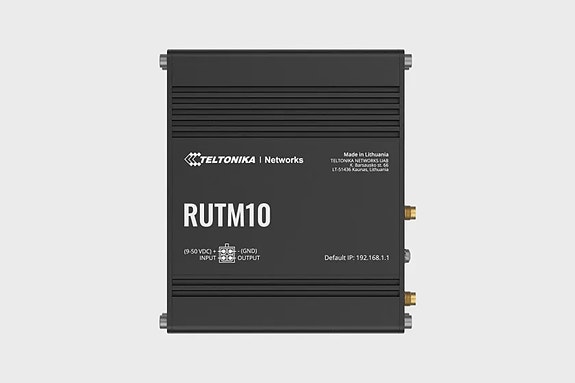 Teltonika RUTM10 Wi‑Fi 5 - Teollisuusreititin, musta