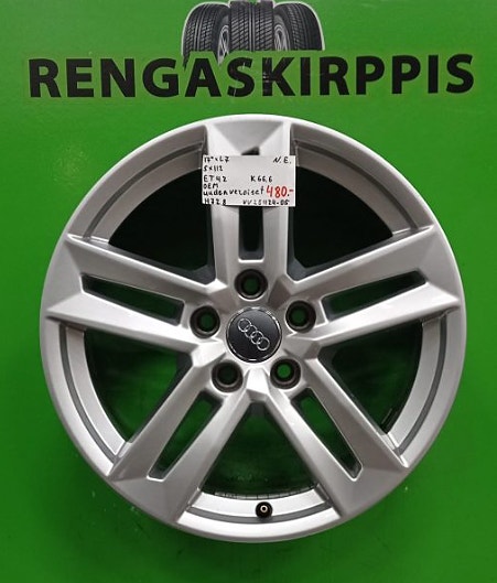 AUDI OEM 17″ 5×112 ET42 K66,6 17″x7