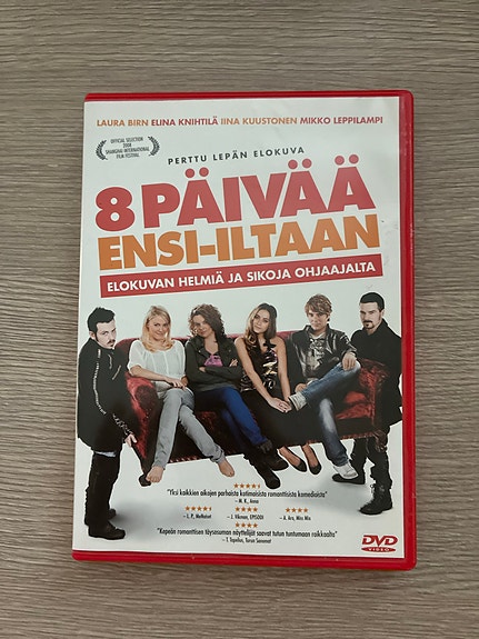 8 päivää ensi-iltaan DVD-elokuva