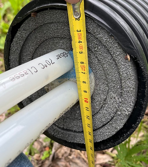Noin 15m Käyttövesiputki Uponor Ecoflex Aqua Twin