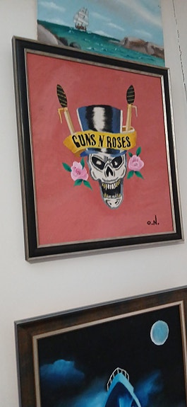 Guns N' Roses- Öljyvärimaalaus