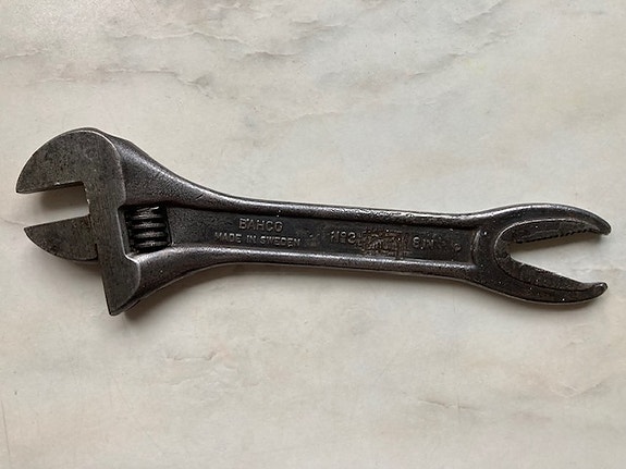 Vintage Bahcon hauenleuka jakoavain 8”