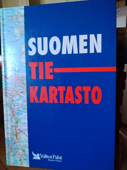 Suomen tiekartasto kirja