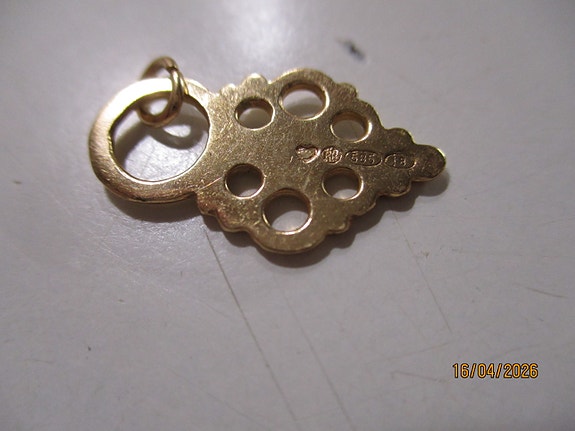Kalevala Koru Lapin riipus kulta 14k