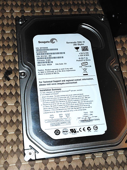 2 KPL Seagate Barracuda 7200.10 250 GB kiintolevyjä.