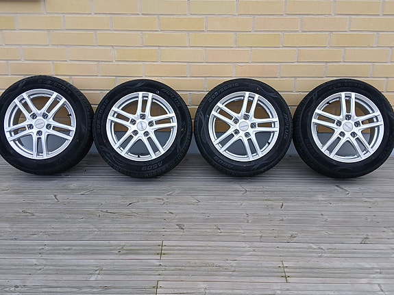 16"UUDET Vanteet 5x112 Uusilla kesärenkailla AUDI Seat SKODA VW