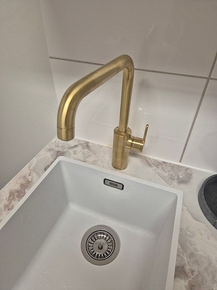 Damixa kultainen keittiön hana