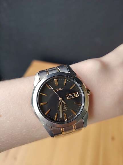 Seiko titanium rannekello