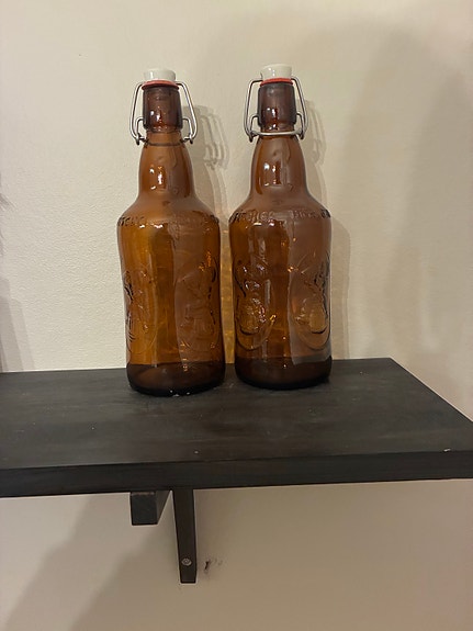 Fischer vintage olut pullot