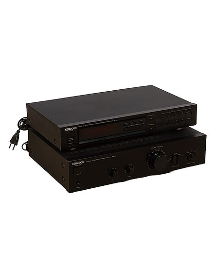 KENWOOD KA-550D vahvistin ja KT-2010L AM/FM viritin