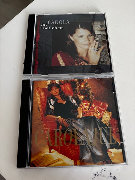 Carola - Jul i Betlehem ja Carola Jul cd-levyt