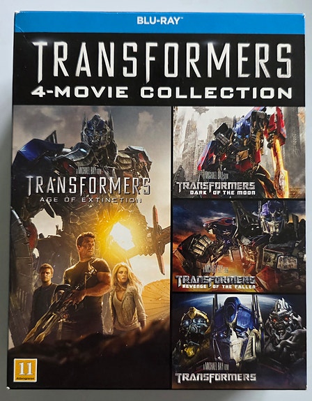 Transformers 4-Movie Collection Blu-ray -elokuvapaketti