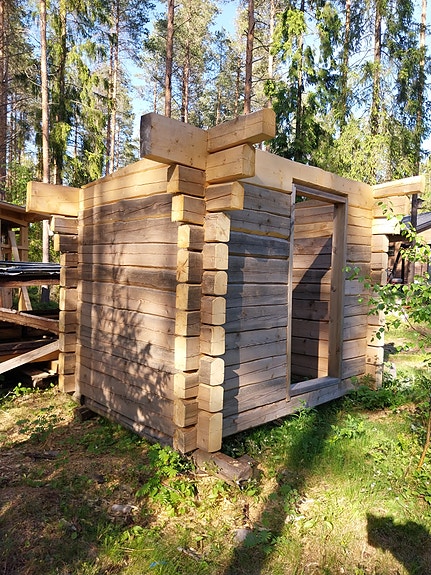 Pihasauna kehikko