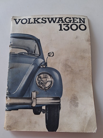 Volkswagen 1300 käyttöohjekirja