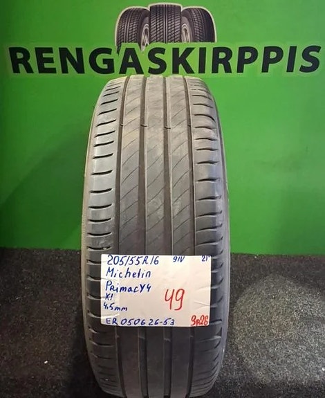205/55R16 Michelin Primacy 4 91V kesärengas