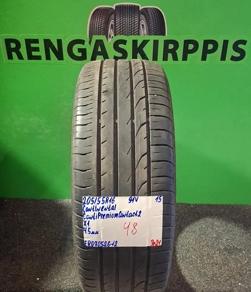 205/55R16 Continental ContiPremiumContact 2 91V kesärengas