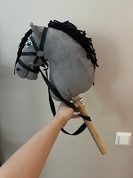 Käsintehty keppihevonen