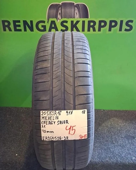 205/55R16 Michelin Energy Saver 91V kesärengas