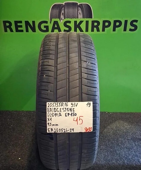205/55R16 Bridgestone Ecopia EP150 91V kesärengas