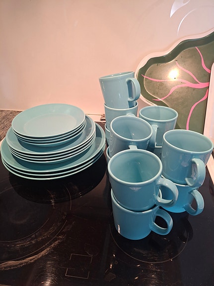 Iittala Teema, turkoosi astiat