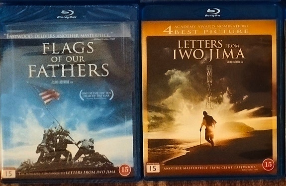 Kirjeitä Iwo Jimasta ja Isiemme liput Bluray