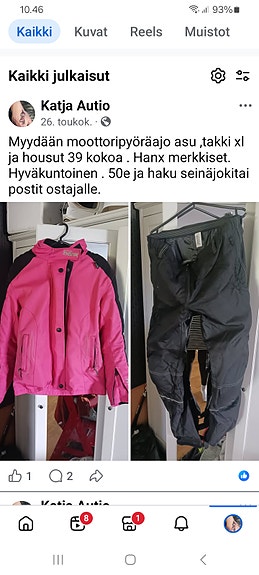 Moottoripyörä ajoasu