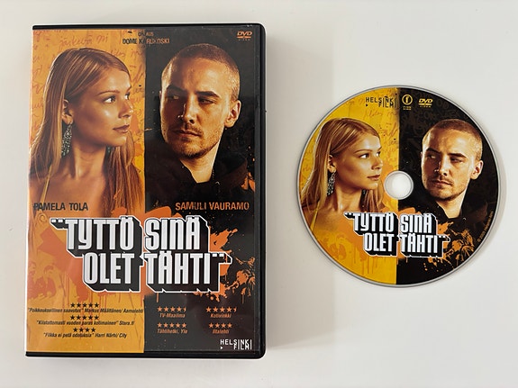 Tyttö sinä olet tähti DVD elokuva. Dome Karukoski