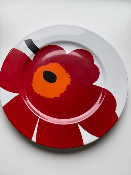 Marimekko unikko lautanen