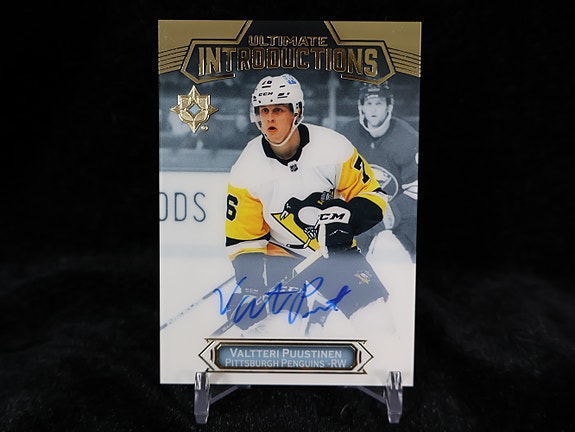 Valtteri Puustinen 2022-23 Ultimate Introductions Auto
