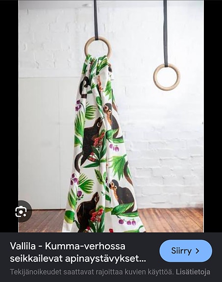 Ostetaan 2 kpl Vallilan Kumma-verhoja