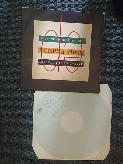 Signed simple minds 12"