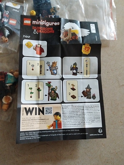 Lego Minifiguuri kokoelma 12 kpl. Dungeons and Dragons