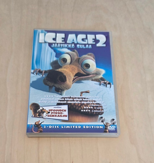 Ice Age 2, Jäätikkö sulaa (Limited edition) 2dvd
