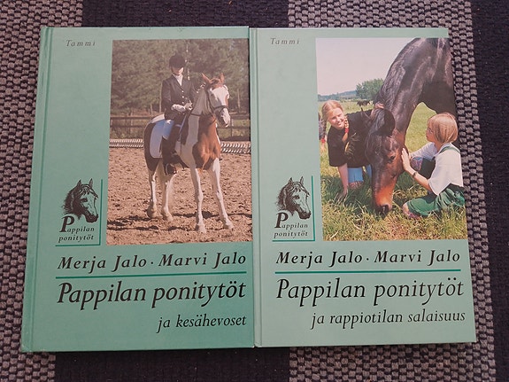 Setti Merja ja Marvi Jalo hevoskirjat heppakirjat