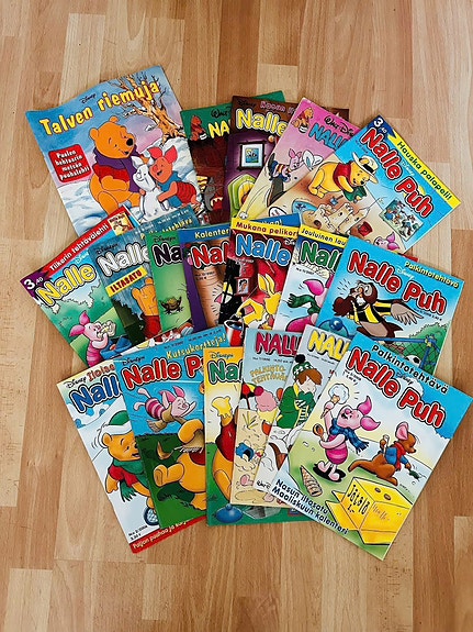 Nalle Puh lehtiä