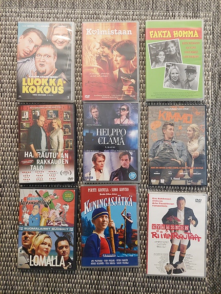 Suomalaiset DVD-elokuvat, 9 kpl