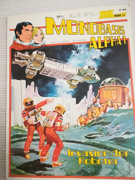 Space 1999 Avaruusasema Alfa sarjakuvakirja