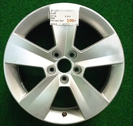 16″ 5×100 ET38 KR57,1 L6″ Oem
