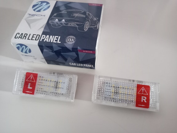 BMW E46 sedan rekisterikilven led-valot
