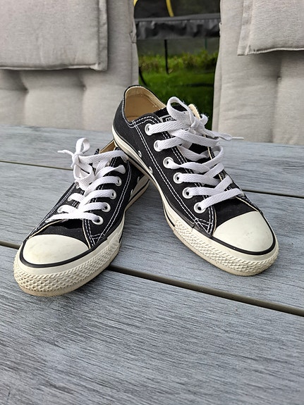 Converse tennarit mustat, koko 37,5